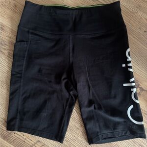 Ladies Calvin Klein workout shorts